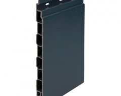 Keralit kunststof gevelbekleding Classic Houtnerf Antraciet