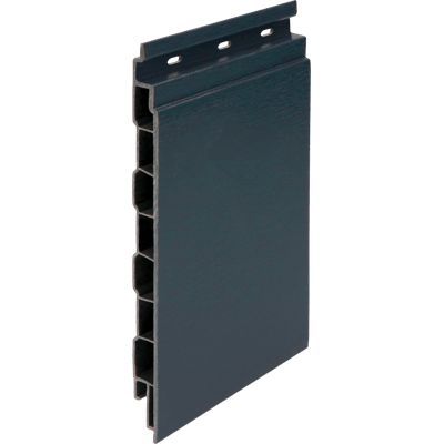 Keralit kunststof gevelbekleding Classic Houtnerf Antraciet