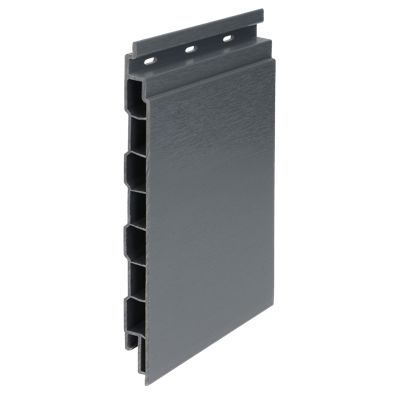 Keralit kunststof gevelbekleding Classic Houtnerf Basaltgrijs