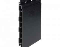 Keralit kunststof gevelbekleding Classic Houtnerf Zwartgrijs