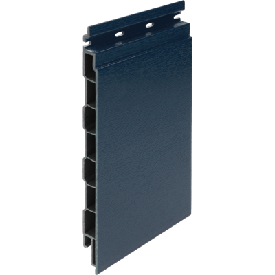 Keralit kunststof gevelbekleding Classic Houtnerf Staalblauw