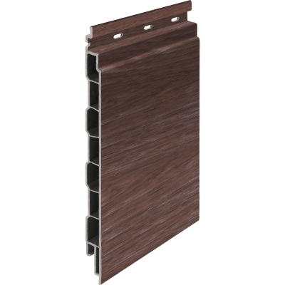 Keralit kunststof gevelbekleding houtstructuur Bruin modern eiken