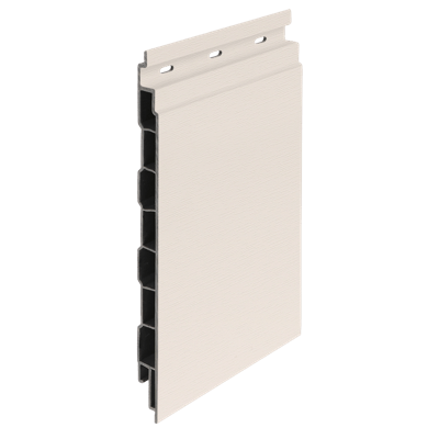 Keralit kunststof gevelbekleding houtnerf Creme