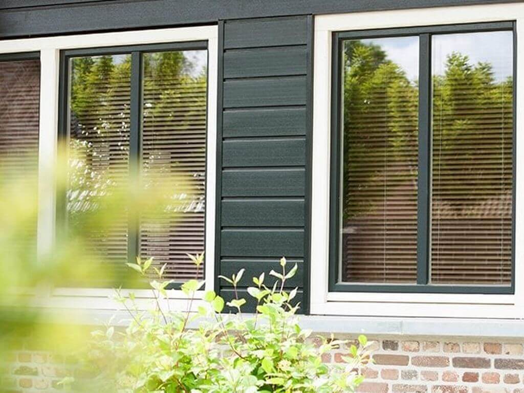 Keralit sponningdeel houtnerf classic kunststof gevelbekleding