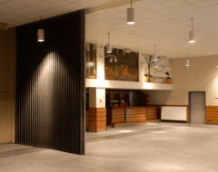 Aporta kunstleren vouwwand bruin