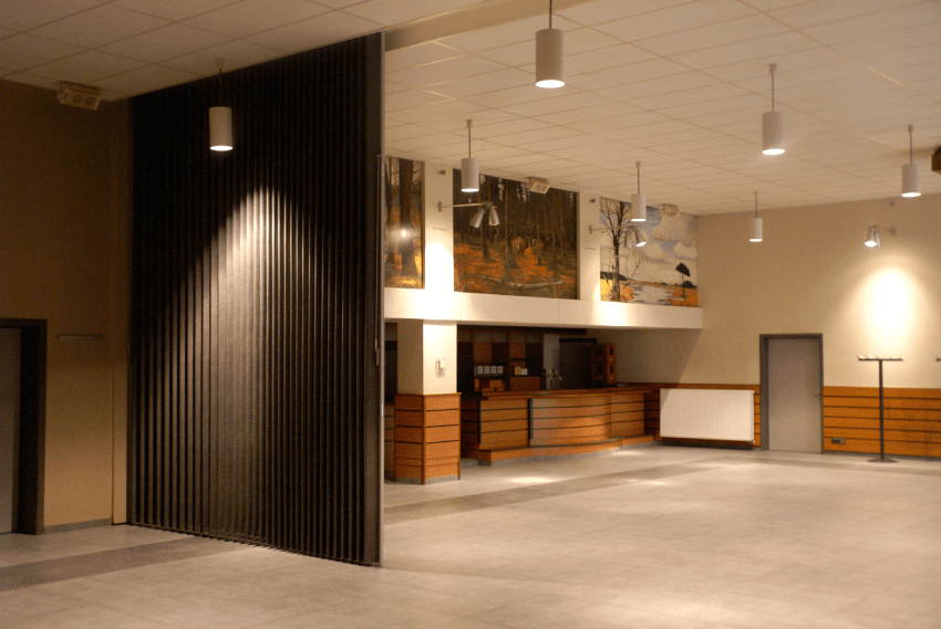 Aporta kunstleren vouwwand bruin