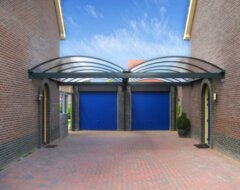 dubbele carport met boog zonder middenstaanders CP25