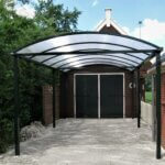 Vrijstaande carport boogcarport aluminium
