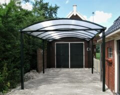 Vrijstaande carport boogcarport aluminium
