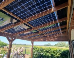 Solar veranda dak zonnepanelen