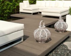 Twinson terrasplanken kunststof bruin