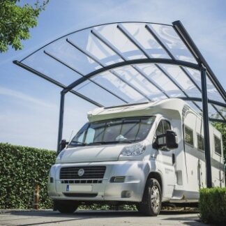 vrijstaande carport Bozarc met camper