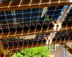 Dak overkapping met zonnepanelen 370 WP