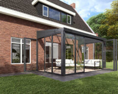 Schuifwand met deuren half open