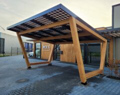 SolarDok carport hout