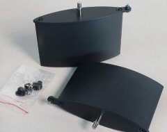 Danenberg Shop Louvres - Louvre Montageset Draaibaar antraciet