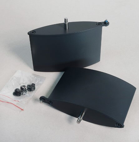 Danenberg Shop Louvres - Louvre Montageset Draaibaar antraciet