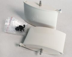 Danenberg Shop Louvres - Louvre Montageset Draaibaar Cremewit