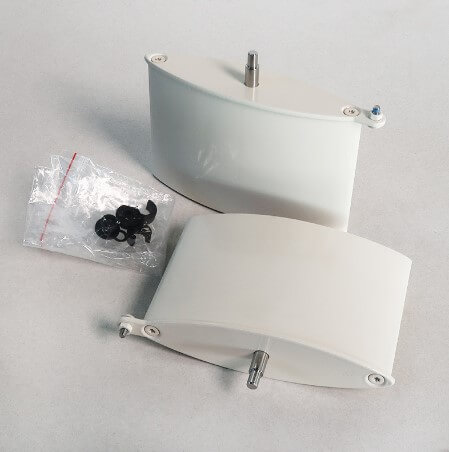 Danenberg Shop Louvres - Louvre Montageset Draaibaar Cremewit