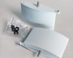 Danenberg Shop Louvres - Louvre Montageset Draaibaar verkeerswit