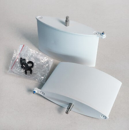 Danenberg Shop Louvres - Louvre Montageset Draaibaar verkeerswit