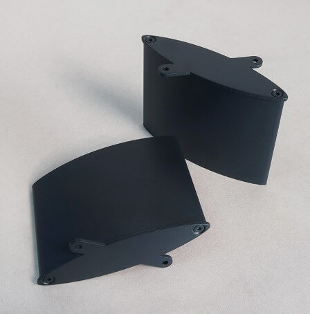 Danenberg Shop Louvres - Louvre Montageset Vast antraciet