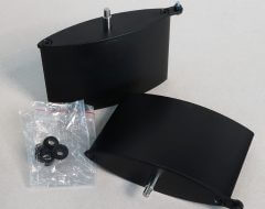 Danenberg Shop Louvres - Montageset voor draaibare Louvre zwart