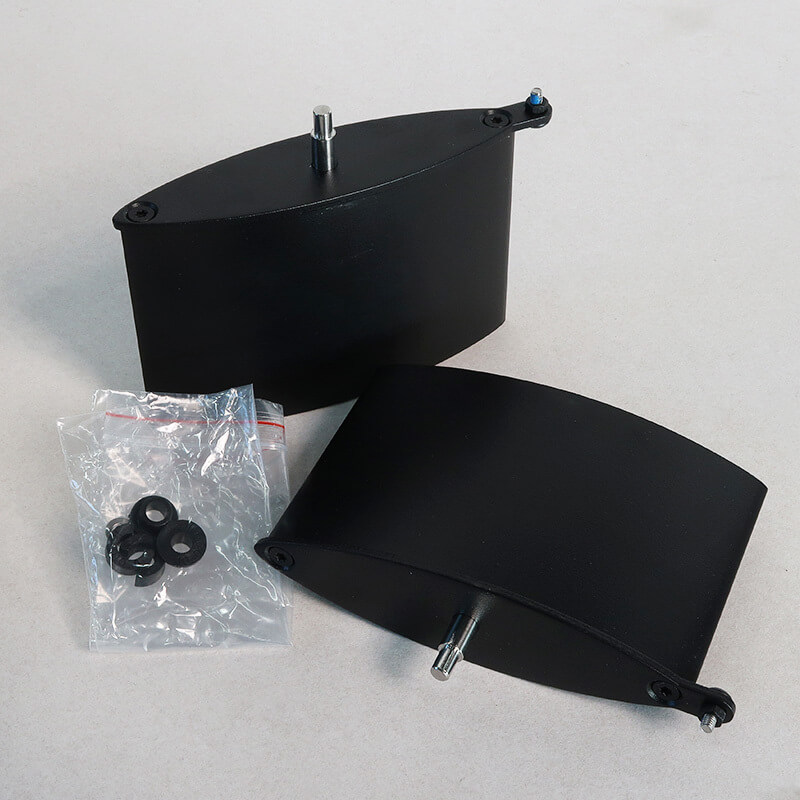 Danenberg Shop Louvres - Montageset voor draaibare Louvre zwart