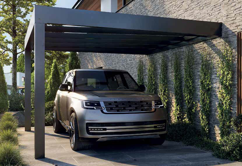 Danenberg Shop - Aluminium Terrasoverkapping Cubo Ezie - Muuraanbouw