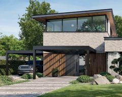 Danenberg Shop - Aluminium Terrasoverkapping Cubo Ezie - Muuraanbouw