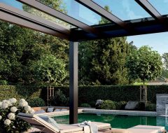 Danenberg Shop - Aluminium Terrasoverkapping Cubo Ezie - Muuraanbouw