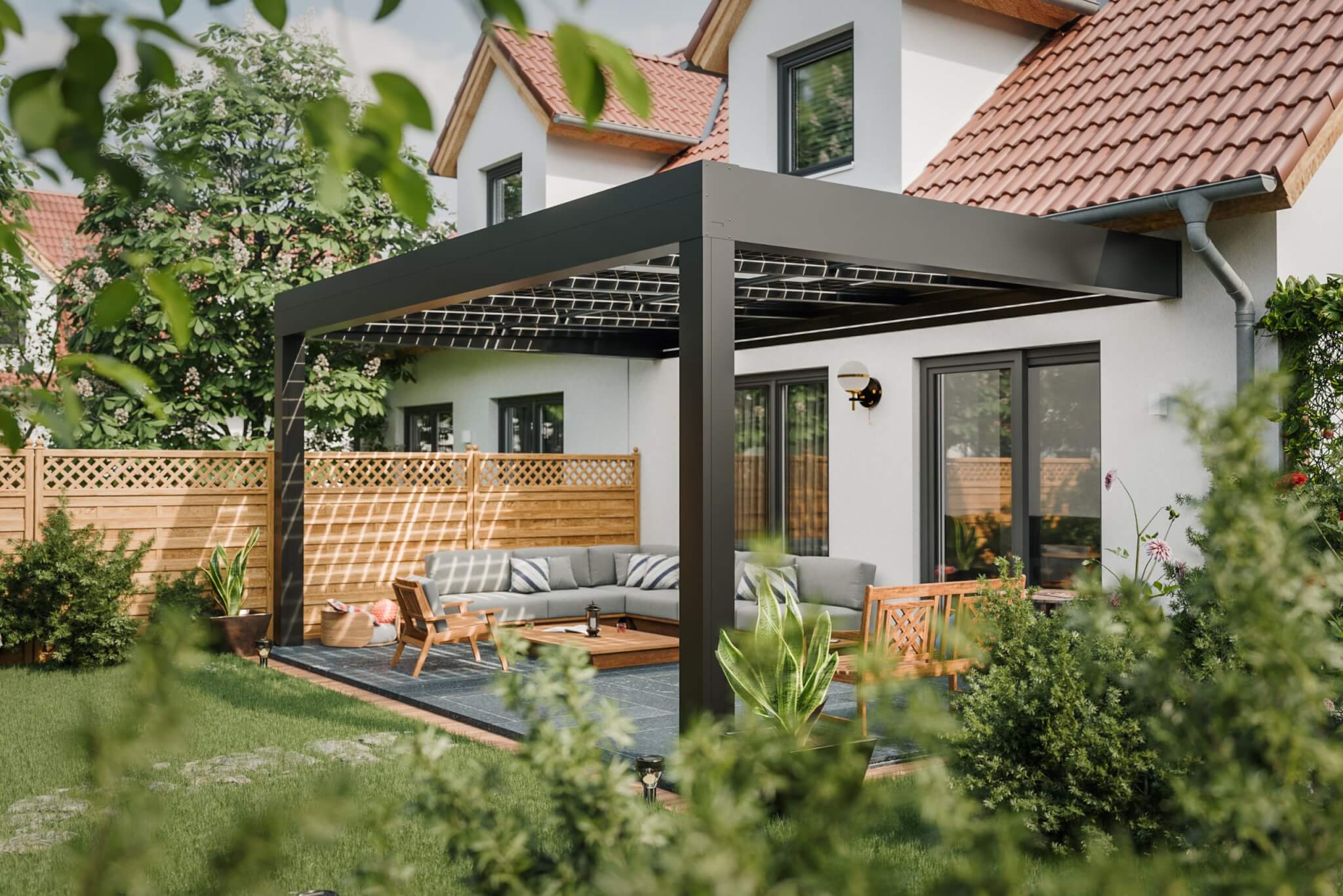 Danenberg Shop - Aluminium Overkapping Cubo Solar