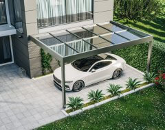 Danenberg Shop - Aluminium Terrasoverkapping Cubo Solar - Muuraanbouw