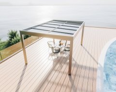 Danenberg Shop - Aluminium Overkapping Cubo Solar - Vrijstaand